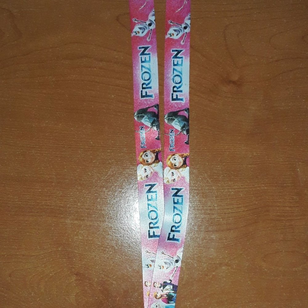 Best Disney Movies Frozen 2013 Film Pink Lanyard