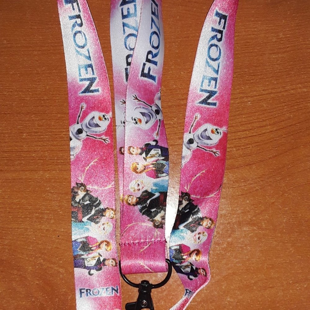 Best Disney Movies Frozen 2013 Film Pink Lanyard