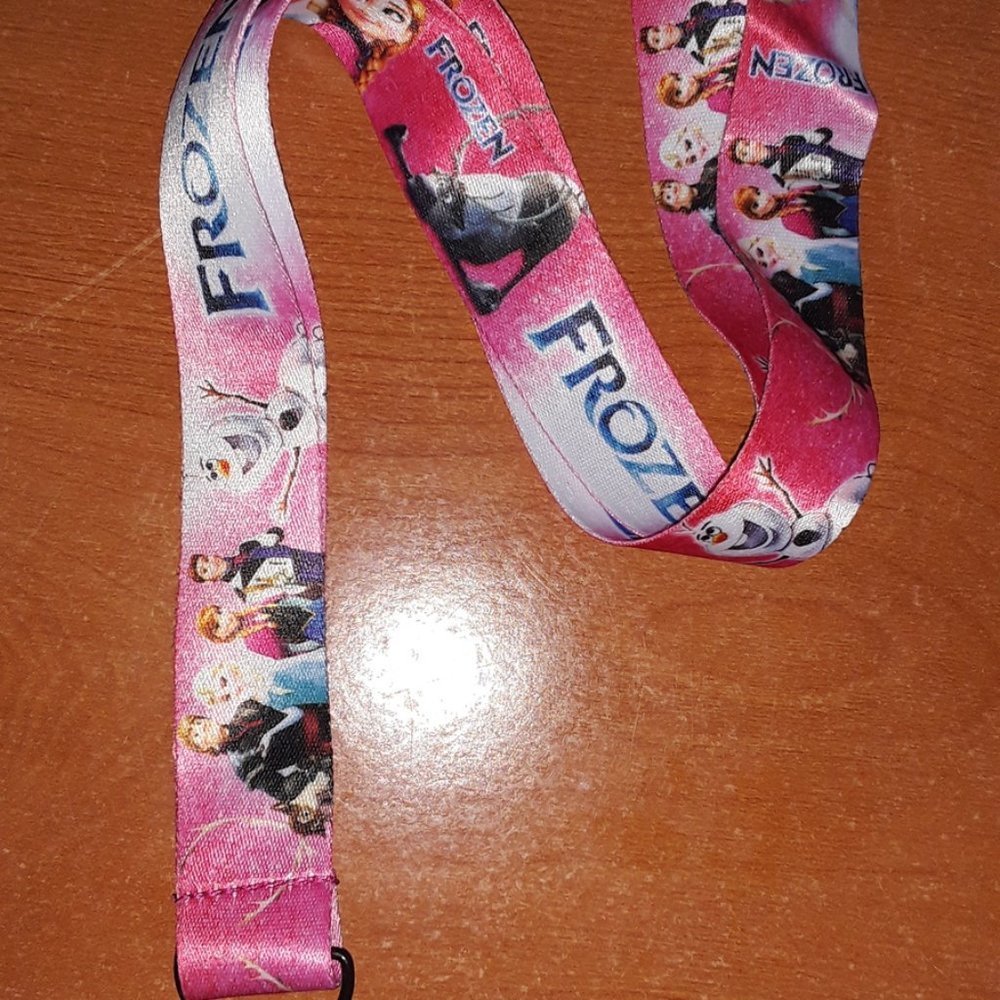 Best Disney Movies Frozen 2013 Film Pink Lanyard