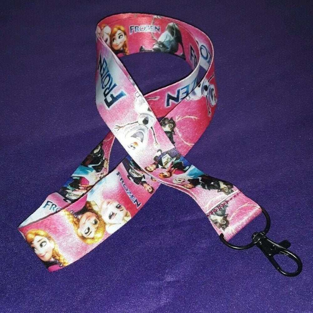 Best Disney Movies Frozen 2013 Film Pink Lanyard