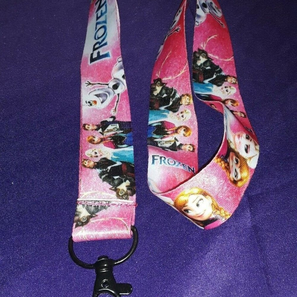Best Disney Movies Frozen 2013 Film Pink Lanyard