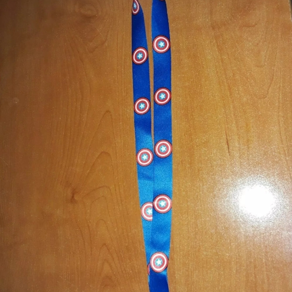 Marvel Comics Captain America Shield Lanyard and Clip