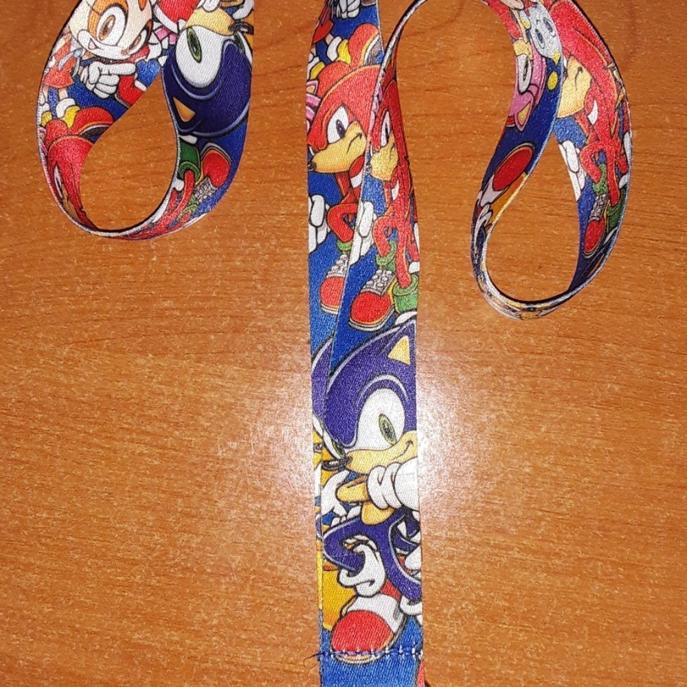Sonic The Hedgehog Characters Blue Lanyard