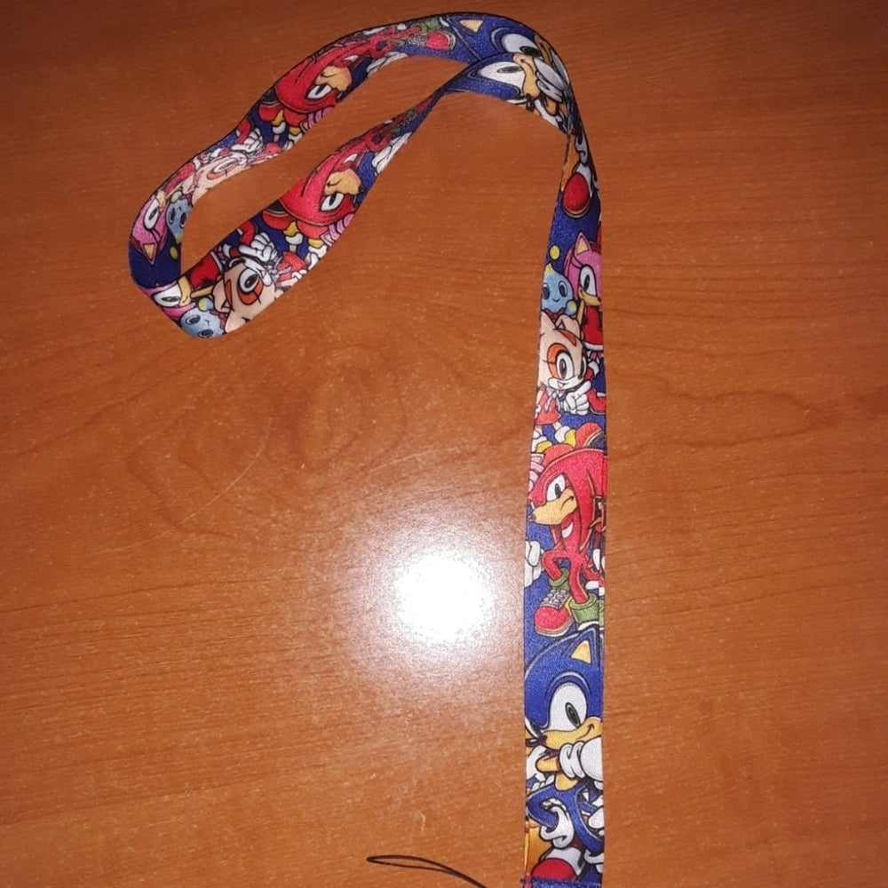 Sonic The Hedgehog Characters Blue Lanyard