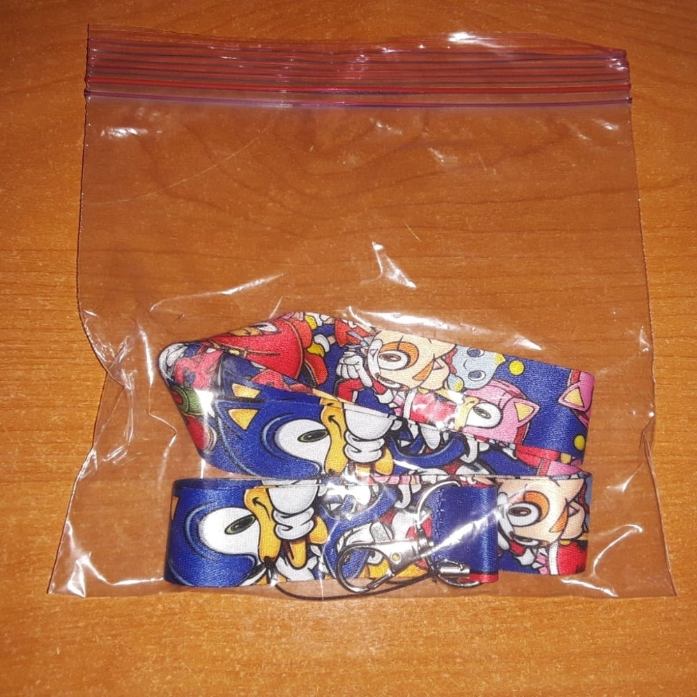Sonic The Hedgehog Characters Blue Lanyard