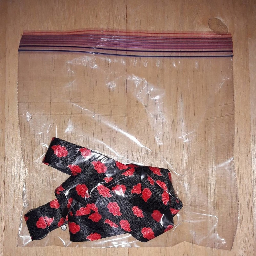 Q7. Best Japanese Anime Naruto Red Clouds One Size Lanyard & Metal Clip