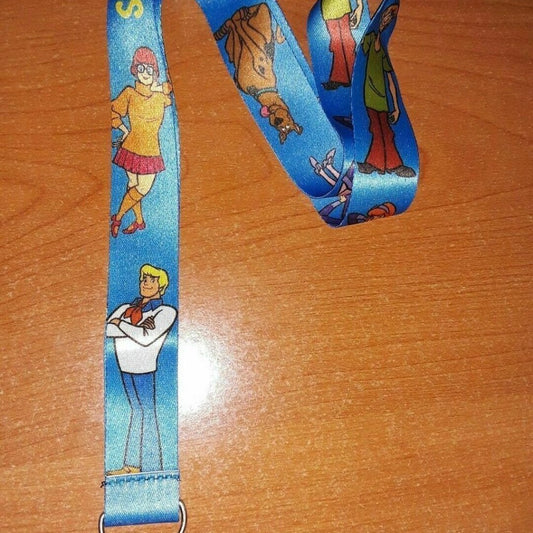 Best TV Series All Time Scooby Doo Blue Lanyard