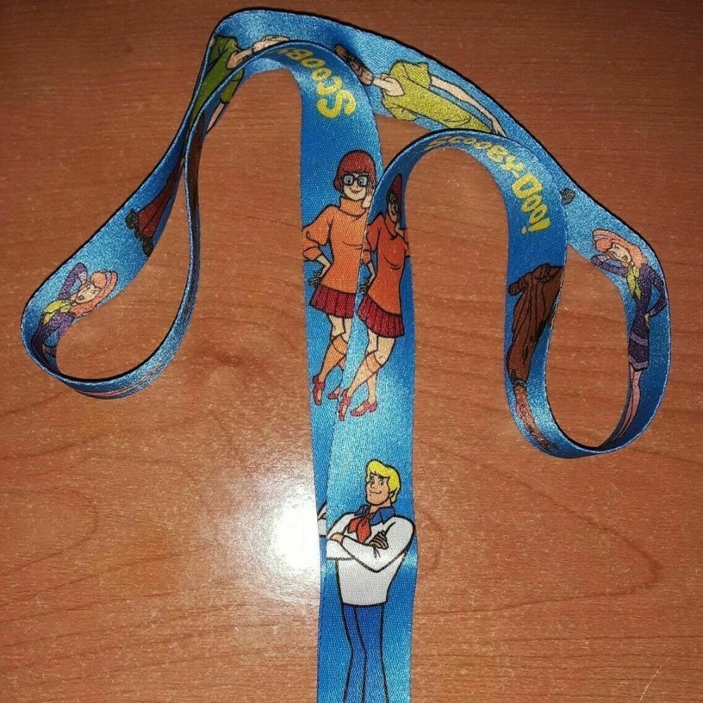 Best TV Series All Time Scooby Doo Blue Lanyard