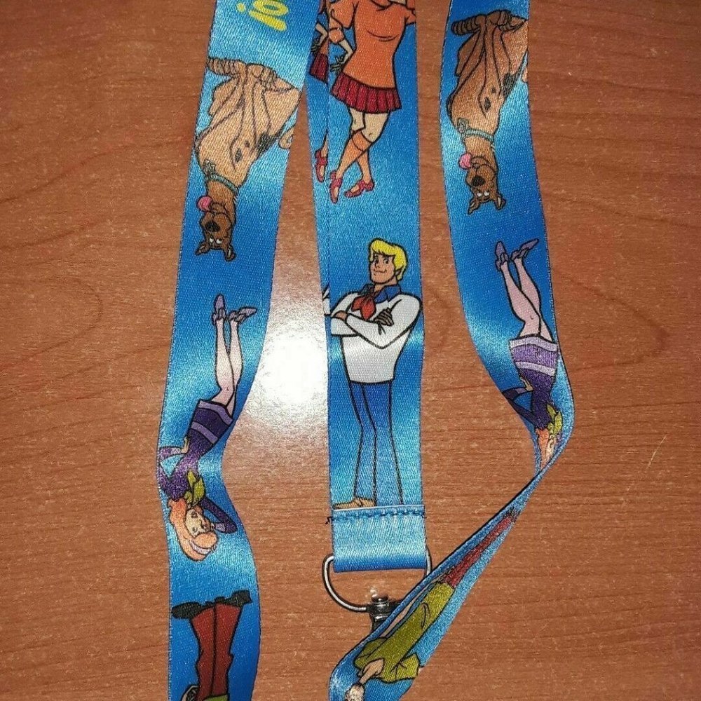 Best TV Series All Time Scooby Doo Blue Lanyard