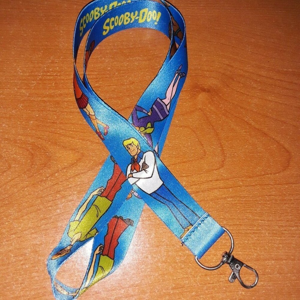 Best TV Series All Time Scooby Doo Blue Lanyard