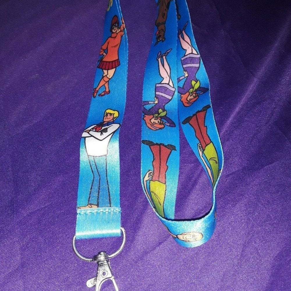 Best TV Series All Time Scooby Doo Blue Lanyard