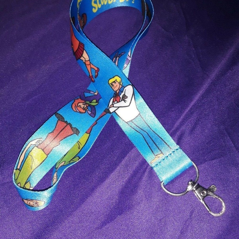 Best TV Series All Time Scooby Doo Blue Lanyard