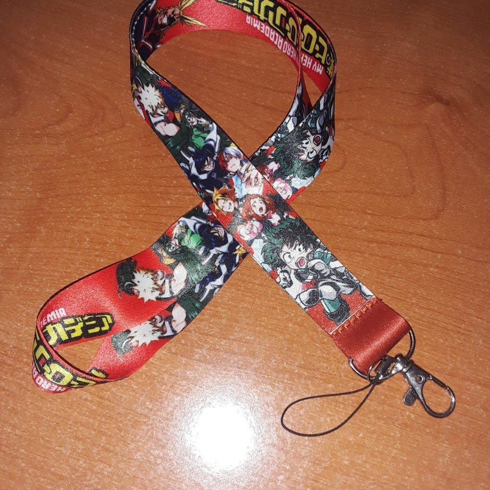 Best Japan Anime My Hero Academia Red Lanyard