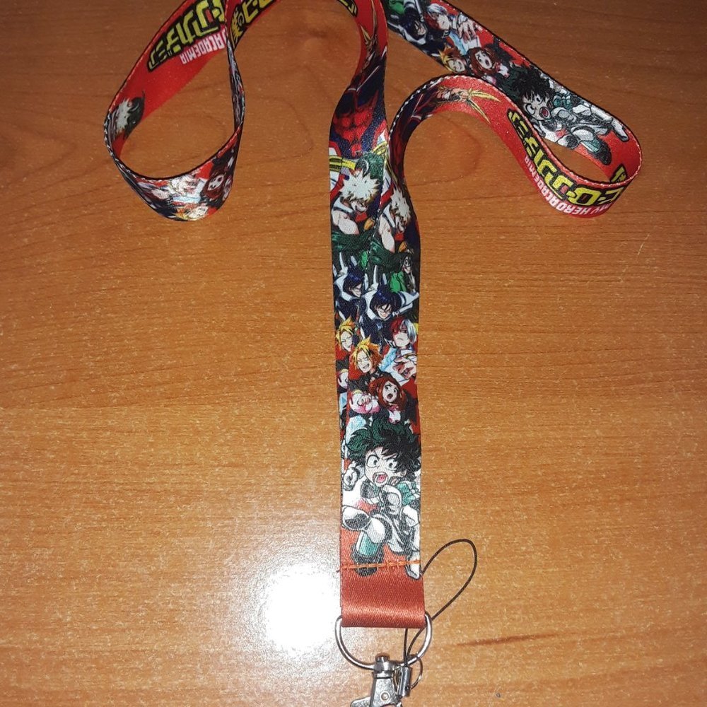 Best Japan Anime My Hero Academia Red Lanyard