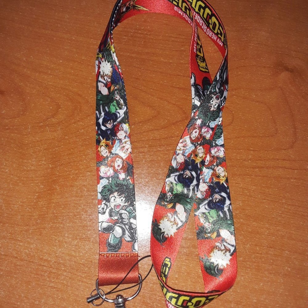 Best Japan Anime My Hero Academia Red Lanyard