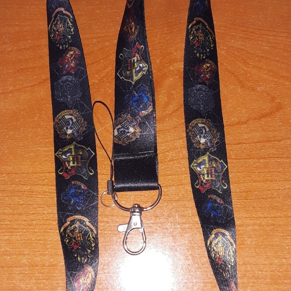 JK Rowling Harry Potter Teams Logos Lanyard