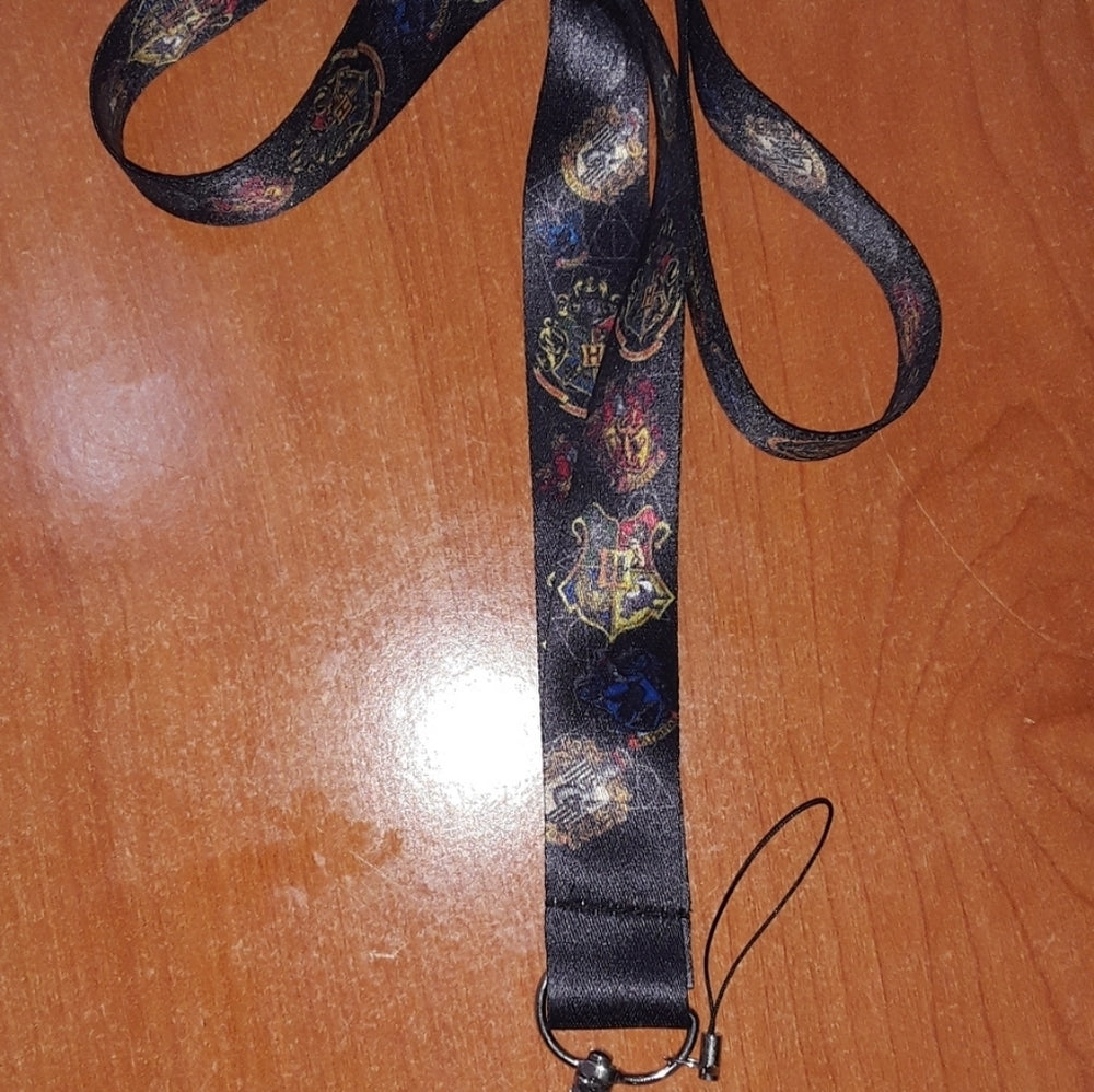 JK Rowling Harry Potter Teams Logos Lanyard