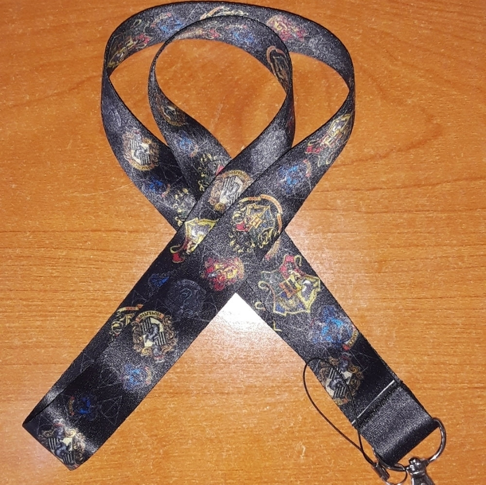 JK Rowling Harry Potter Teams Logos Lanyard