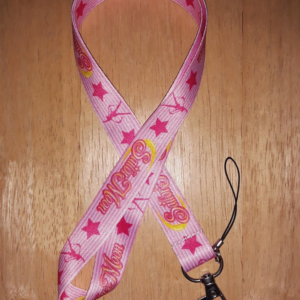 Japanese Anime Sailor Moon Pink Lanyard B