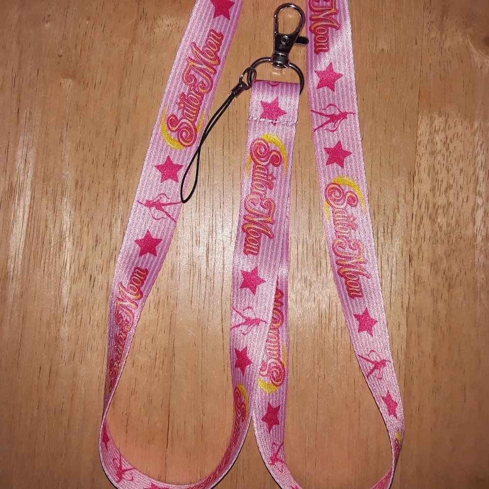 Japanese Anime Sailor Moon Pink Lanyard B