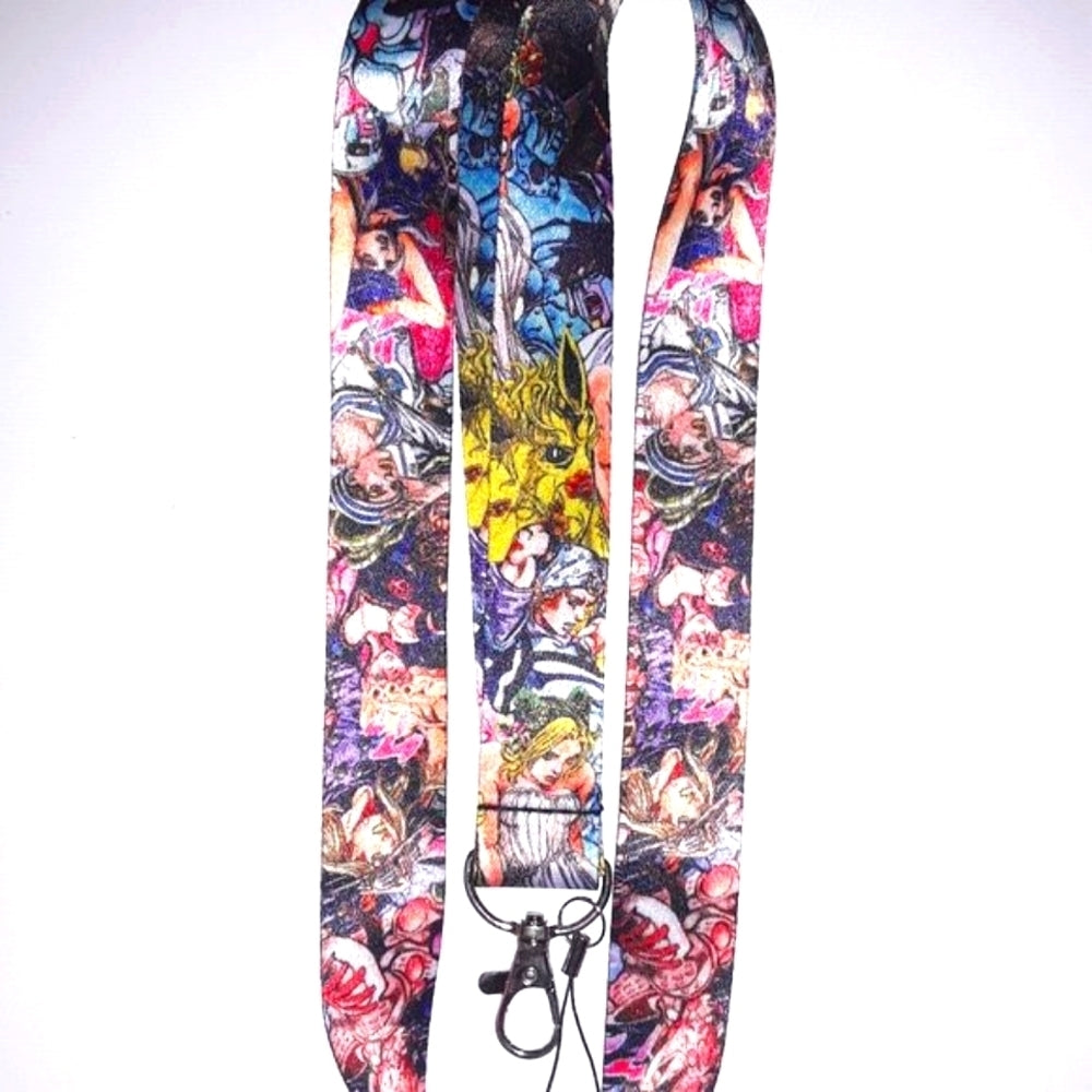 Best Anime Jojo Bizarre Adventure Purple Lanyard