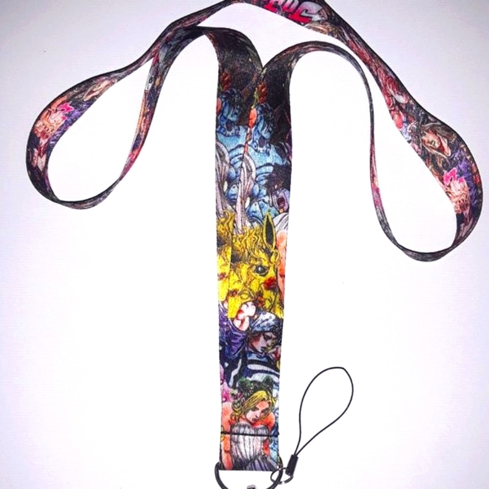 Best Anime Jojo Bizarre Adventure Purple Lanyard