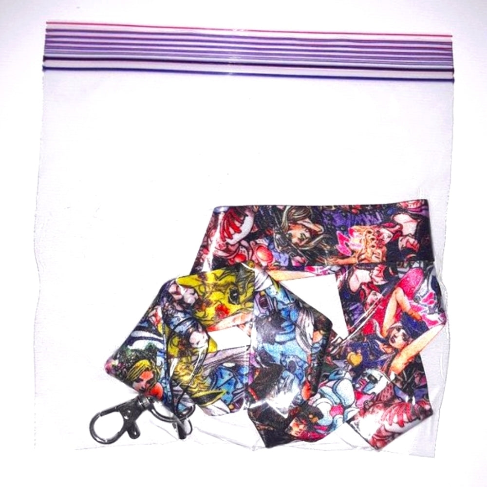 Best Anime Jojo Bizarre Adventure Purple Lanyard