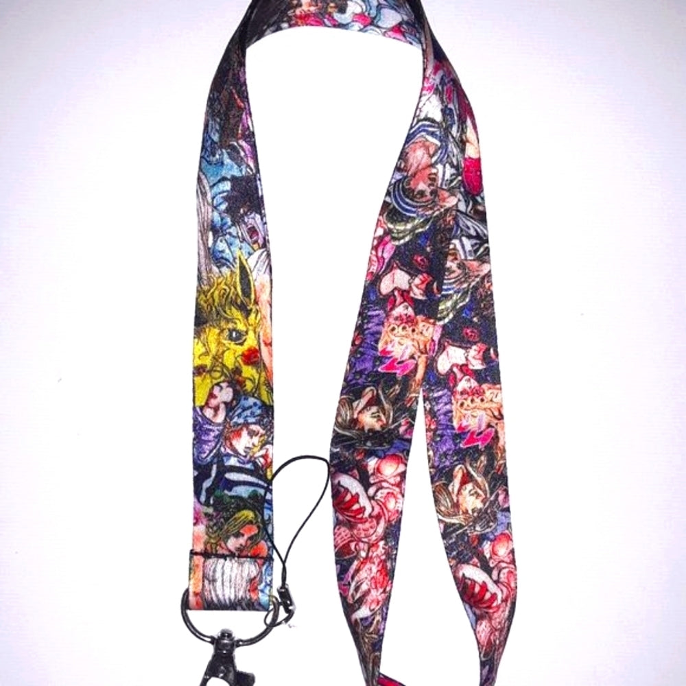 Best Anime Jojo Bizarre Adventure Purple Lanyard