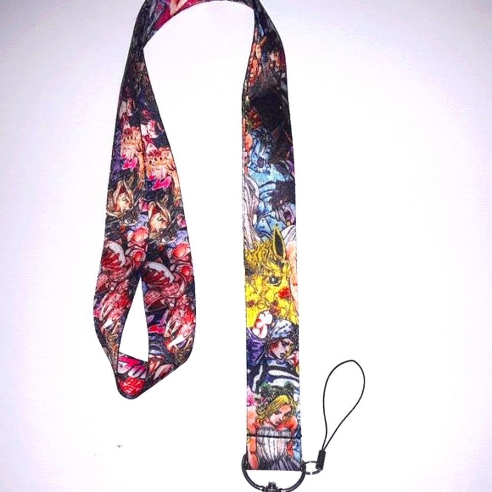 Best Anime Jojo Bizarre Adventure Purple Lanyard