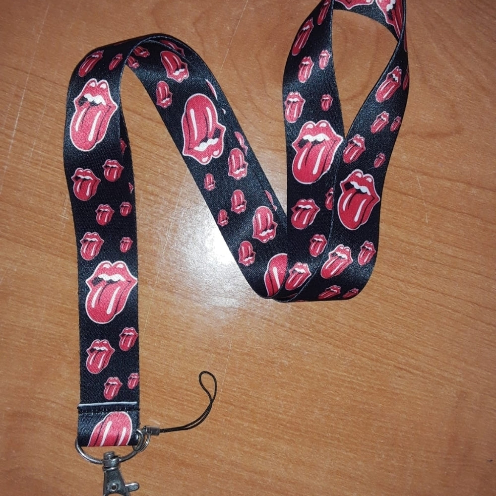 Best Rockband The rolling Stones Logos Lanyard