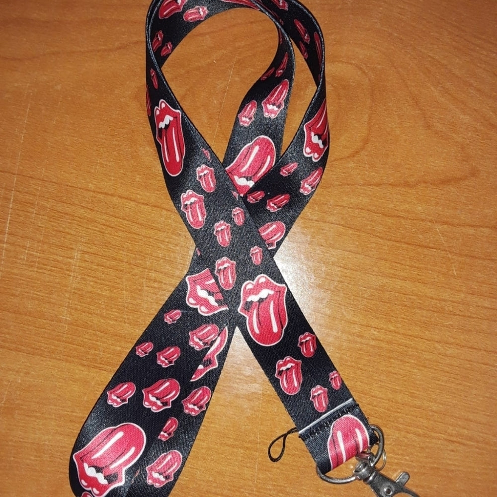 Best Rockband The rolling Stones Logos Lanyard