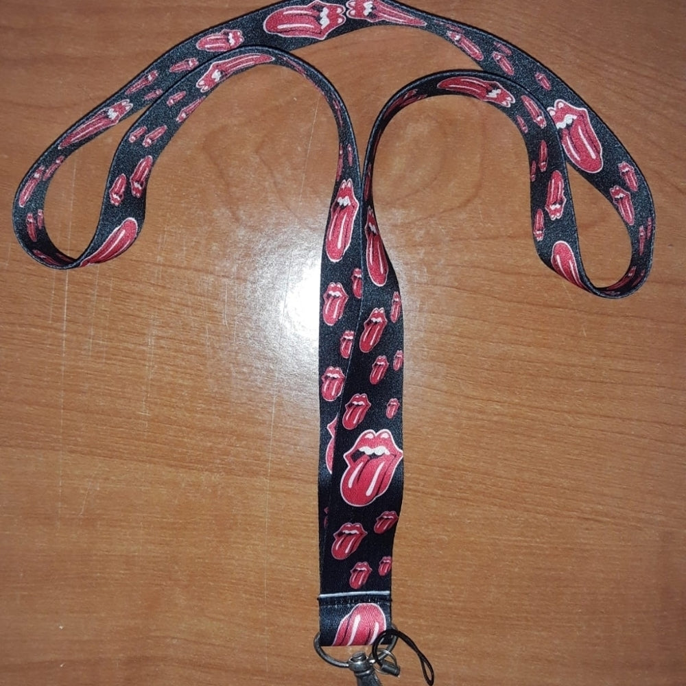 Best Rockband The rolling Stones Logos Lanyard