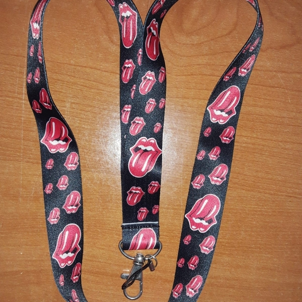 Best Rockband The rolling Stones Logos Lanyard