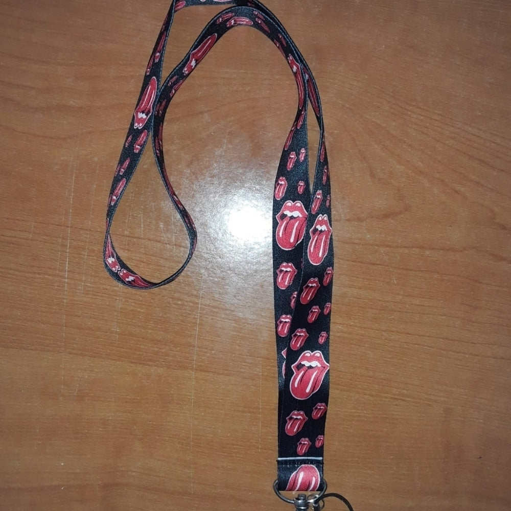 Best Rockband The rolling Stones Logos Lanyard