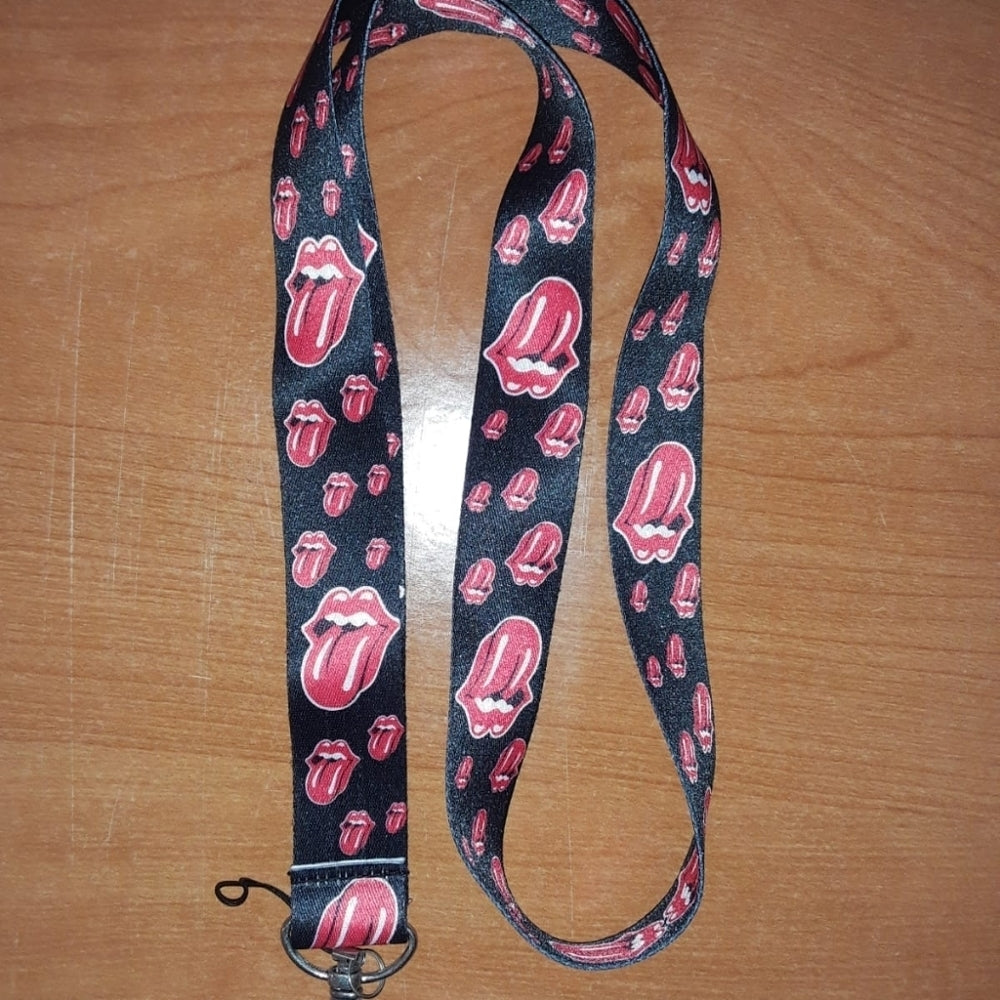 Best Rockband The rolling Stones Logos Lanyard