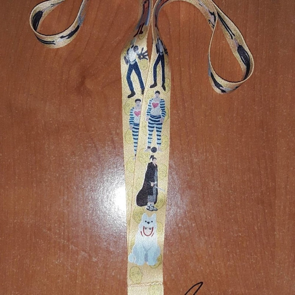 One Punch Man Manga Yellow Lanyard and Clip