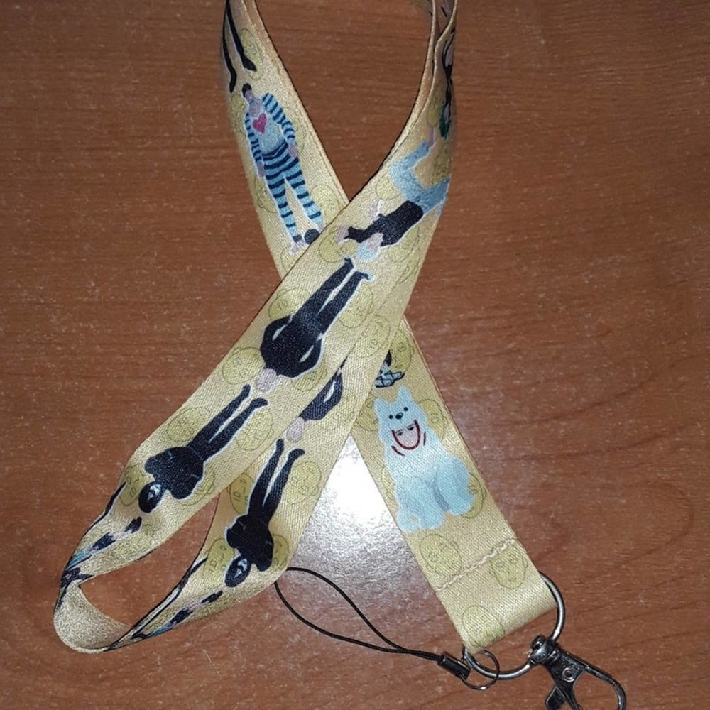 One Punch Man Manga Yellow Lanyard and Clip