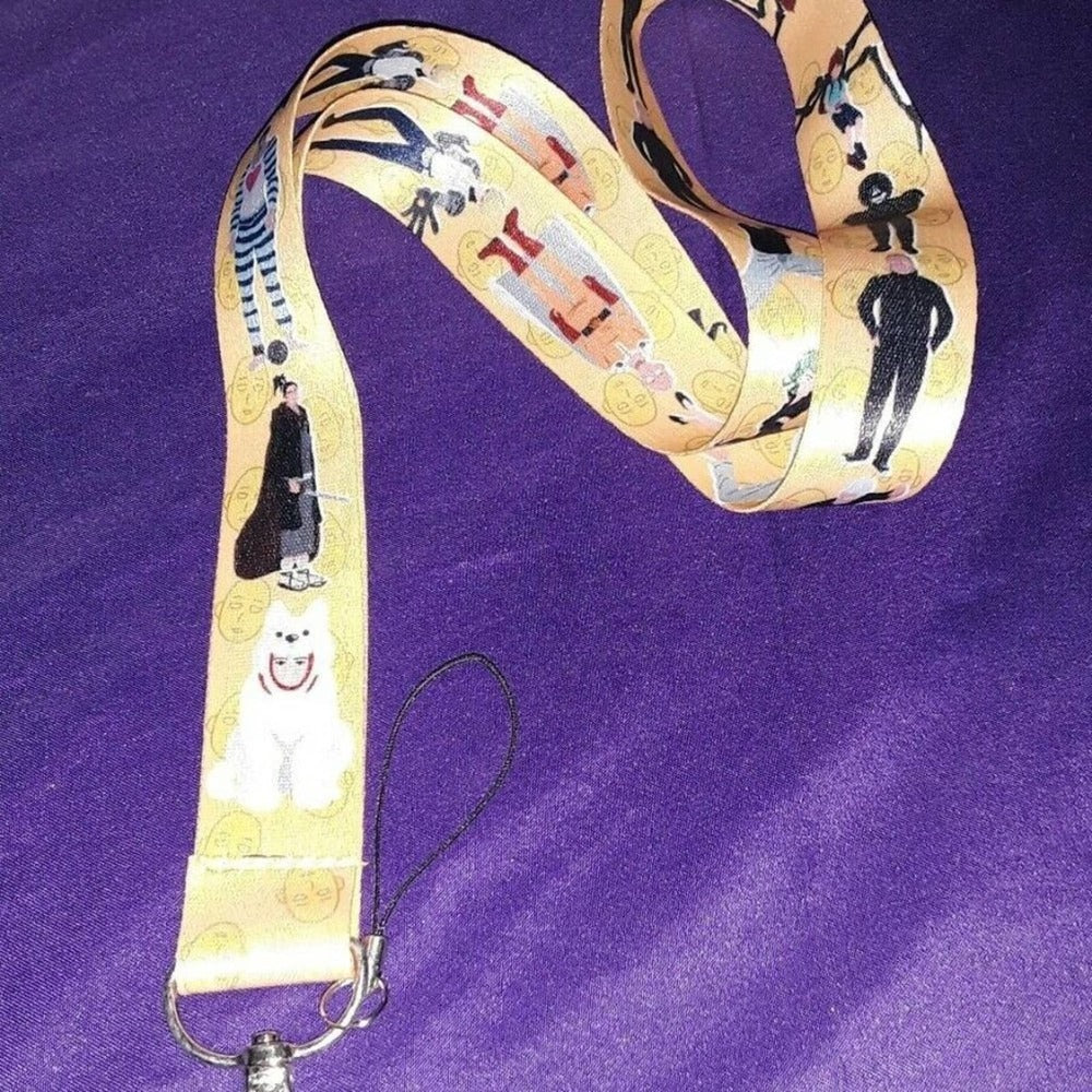 One Punch Man Manga Yellow Lanyard and Clip