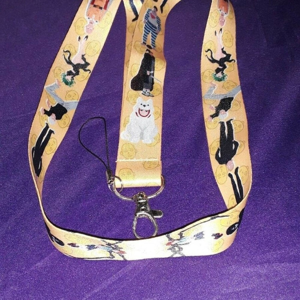 One Punch Man Manga Yellow Lanyard and Clip