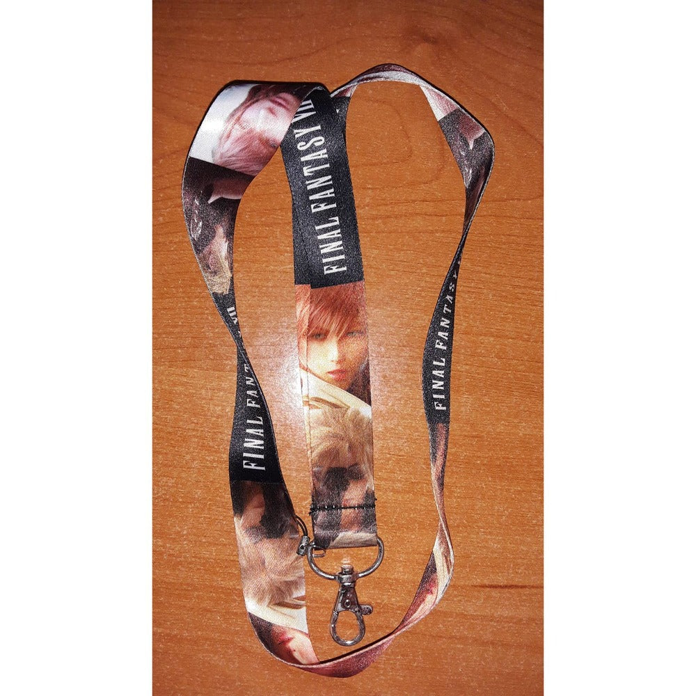 Best New Square Enix Final Fantasy VII Characters Lanyard & ID Badge Holder Clip