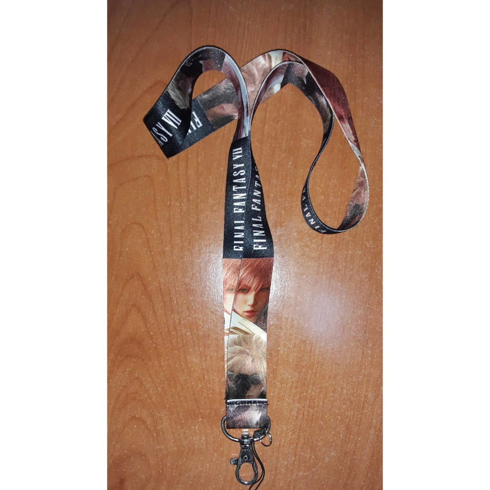 Best New Square Enix Final Fantasy VII Characters Lanyard & ID Badge Holder Clip
