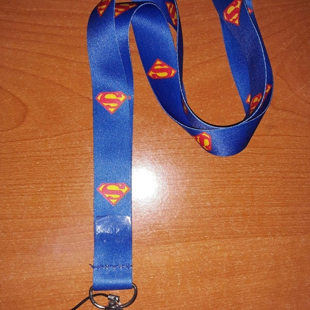DC Comics One Size Blue Superman Lanyard & Clip