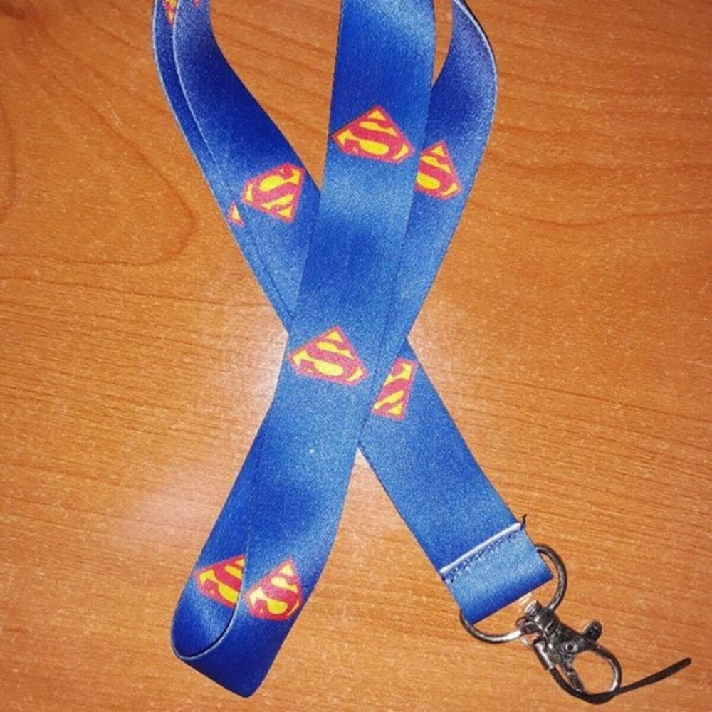 DC Comics One Size Blue Superman Lanyard & Clip