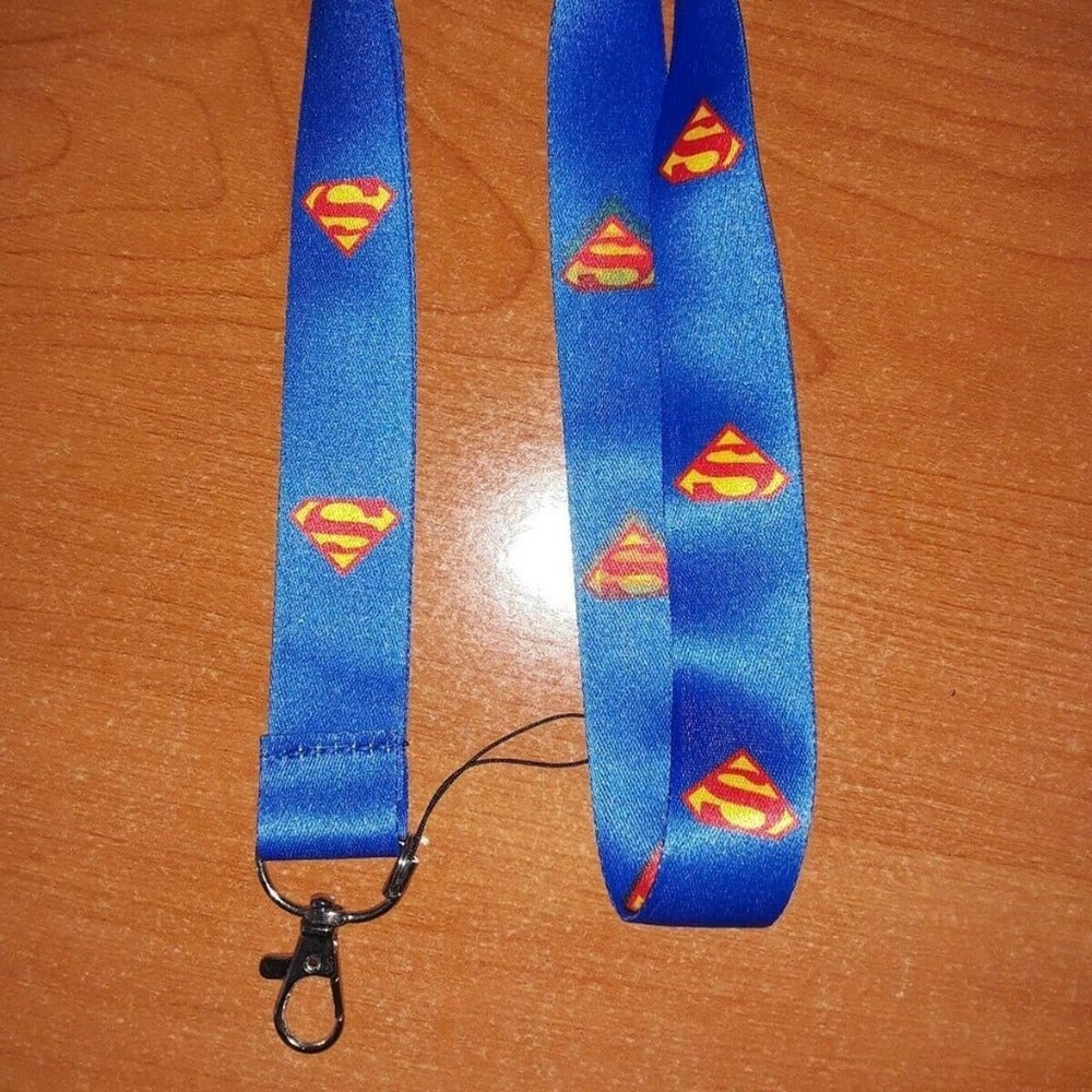 DC Comics One Size Blue Superman Lanyard & Clip