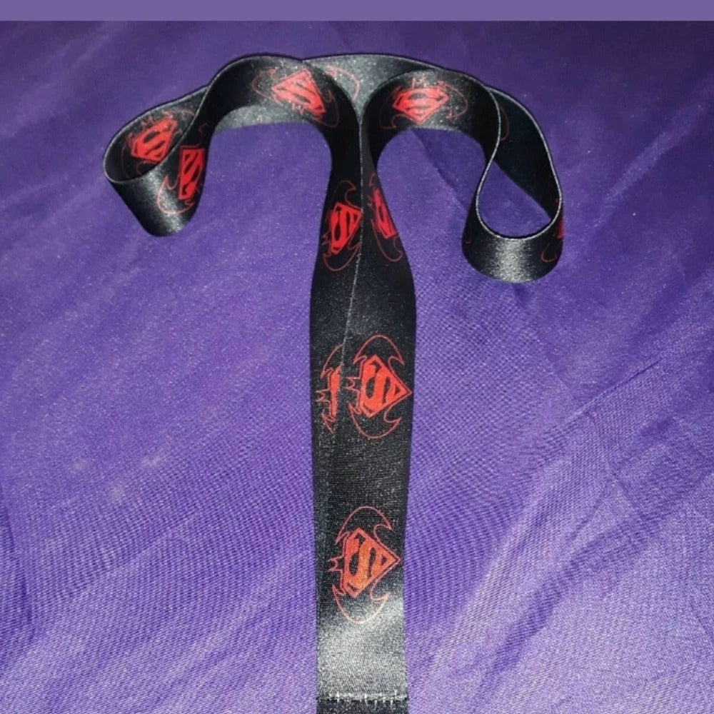 DC Comics Red One Size Batman V Superman Lanyard