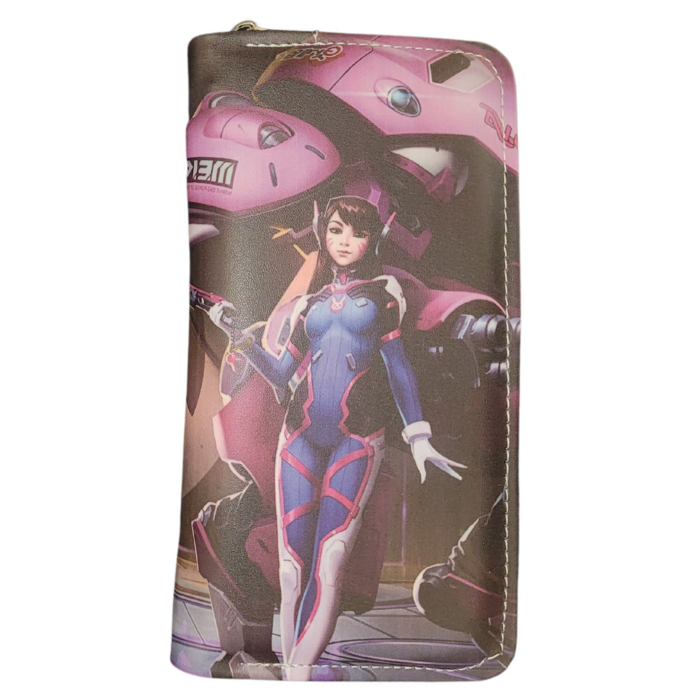 Blizzard Entertainment Video Games Overwatch Dva One Size Rectangular Wallet