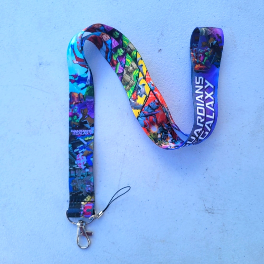 Marvel Universe Guardians of The Galaxy Characters Phone Holder Lanyard