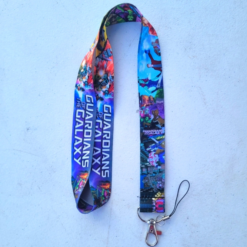 Marvel Universe Guardians of The Galaxy Characters Phone Holder Lanyard