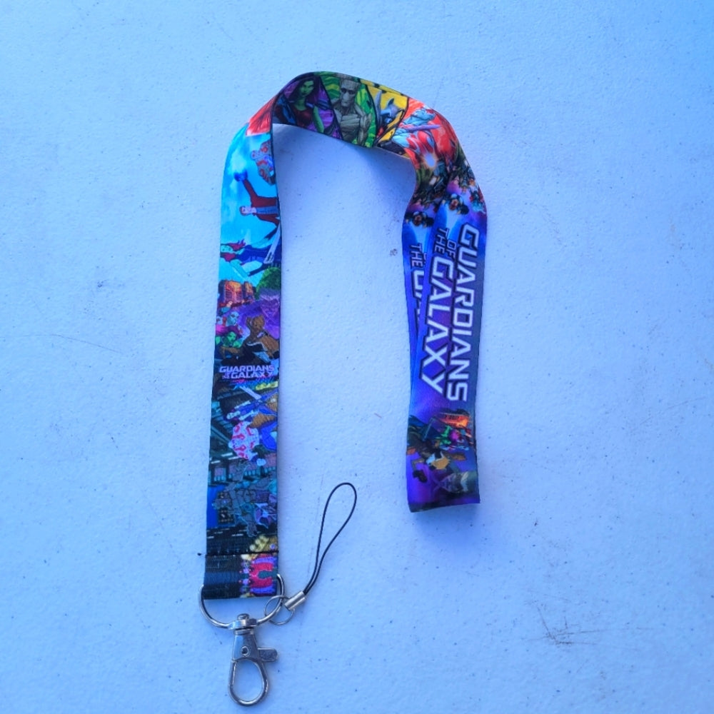 Marvel Universe Guardians of The Galaxy Characters Phone Holder Lanyard