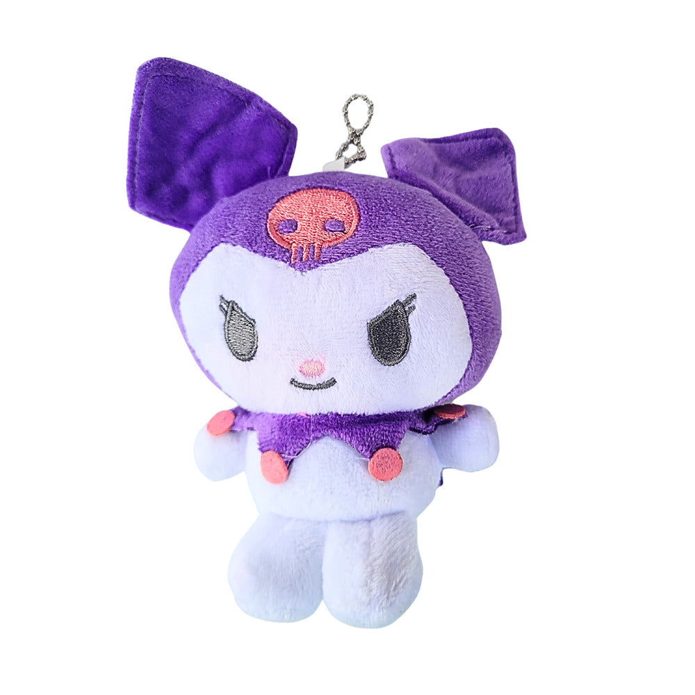 Best Classics Japan Anime Female Hello Kitty Kuromi Purple Plush 14 Cm